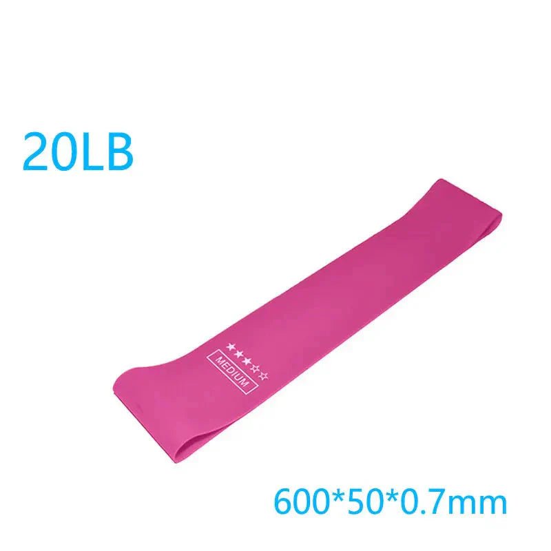 Elastic Resistance Bands Set for Yoga, Pilates, and Strength Training - 5 - Pack - HABITAT CHIC