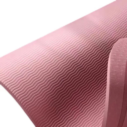 Anti - Noise Jump Rope Mat Tpe Non - Slip Exercise Yoga Mat Home Gym Shock Absorption Pad Portable Outdoor Fitness Accessories - HABITAT CHIC
