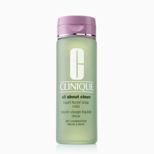 3-Step All about Clean Liquid Gentle Facial Cleanser Soap for Dry Combination Skin | Type 2