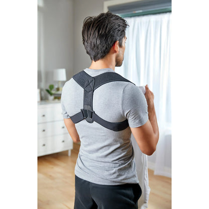 Posture Corrector, Unisex, Adjustable Brace, One Size Fits Most - SPORT ET SANTÉ HUMAIN