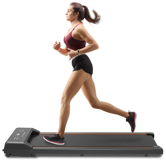 under Desk Treadmill - Walking Pad with LED Display and Remote Control, Portable Treadmill for Home and Office, 2.5HP, 265LBS Capacity - SPORT ET SANTÉ HUMAIN