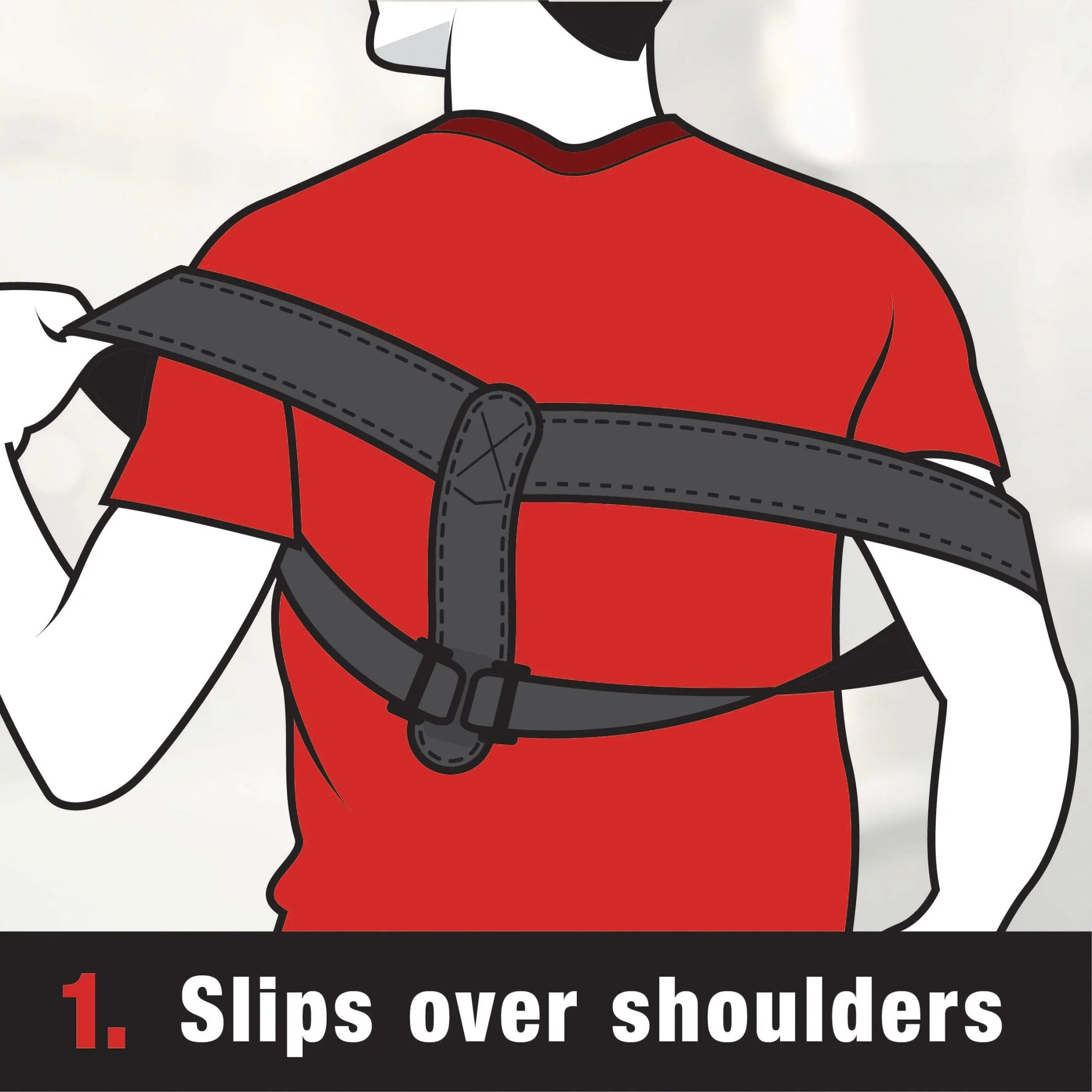 Posture Corrector, Unisex, Adjustable Brace, One Size Fits Most - SPORT ET SANTÉ HUMAIN