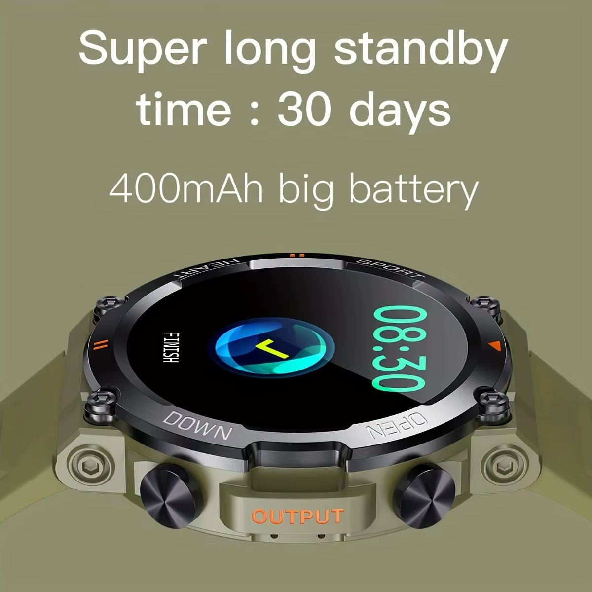 K56Pro Smart Watch for Men Heart Rate Blood Bluetooth Sport 400Mah Long Standby 1.39 Inch 360*360 HD Screen Outdoors Smartwatch - SPORT ET SANTÉ HUMAIN
