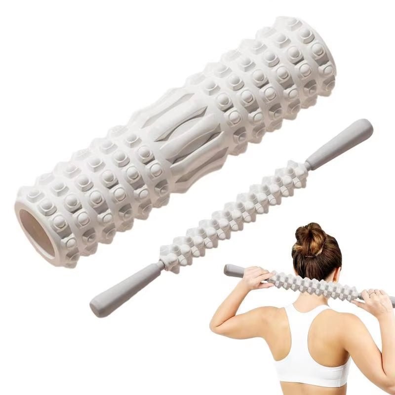 Gym Fitness Yoga Foam Roller Pilates Yoga Exercise Back Muscle Massage Roller Stretching Exercise Yoga Fitness Training Roller - SPORT ET SANTÉ HUMAIN