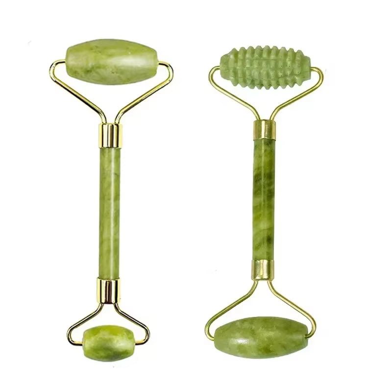 Natural Stone Massage Face Jade Roller Gua Sha Massage Tool Set for SPA Body Visage Rouleau De Massage Rouleau Visage