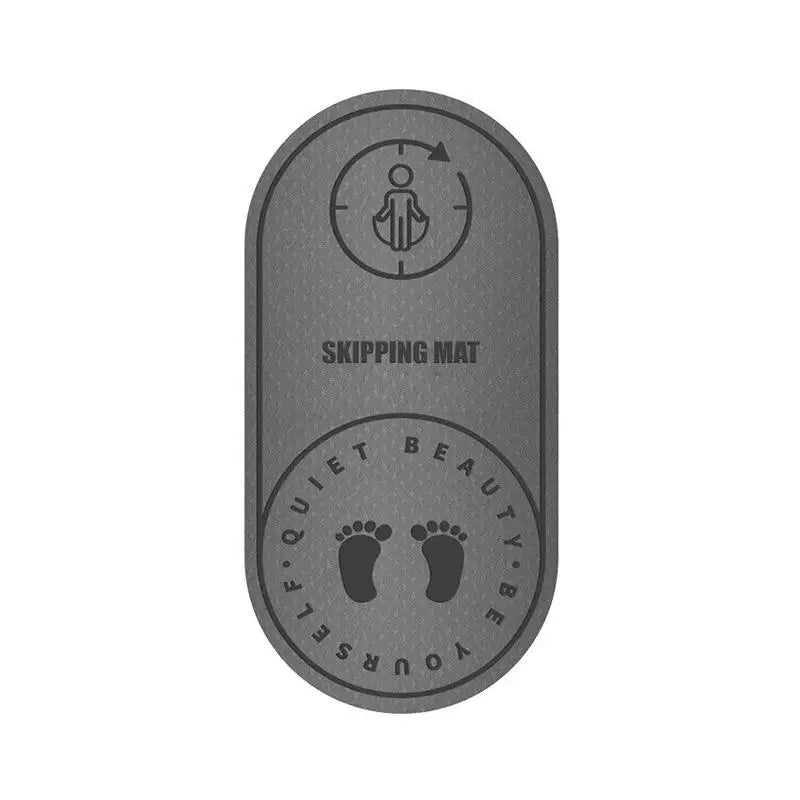 Anti - Noise Jump Rope Mat Tpe Non - Slip Exercise Yoga Mat Home Gym Shock Absorption Pad Portable Outdoor Fitness Accessories - HABITAT CHIC