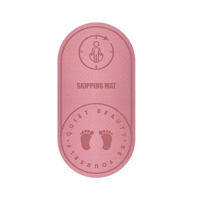Anti - Noise Jump Rope Mat Tpe Non - Slip Exercise Yoga Mat Home Gym Shock Absorption Pad Portable Outdoor Fitness Accessories - HABITAT CHIC