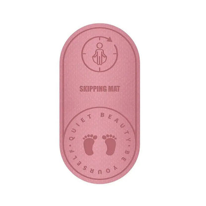Anti - Noise Jump Rope Mat Tpe Non - Slip Exercise Yoga Mat Home Gym Shock Absorption Pad Portable Outdoor Fitness Accessories - HABITAT CHIC