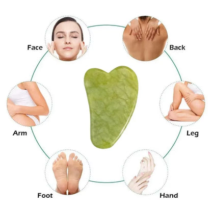 Natural Stone Massage Face Jade Roller Gua Sha Massage Tool Set for SPA Body Visage Rouleau De Massage Rouleau Visage