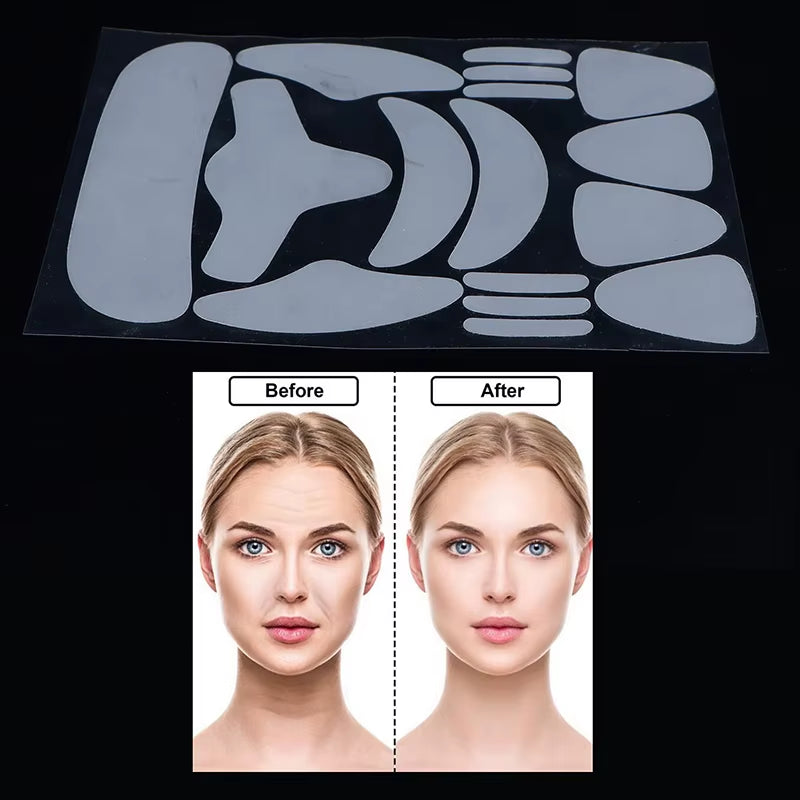 16Pcs Face Patches anti Rimpel Pads anti Wrinkle Removal Sticker Face Forehead Neck Eye Sticker Skin Care Patch